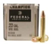 Federal 22 Win Mag Ammunition Champion F737 40 Grain Full Metal Jacket 50 Rounds