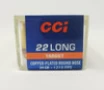 CCI 0029 22 LONG Ammunition 29 Grain  NOT LR  Copper Plated Round Nose 100 Rounds