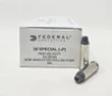 Federal 38 Special  P Ammunition High Velocity F38G 158 Grain Semi-Wadcutter Hollow Point 50 Rounds