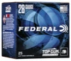 Federal 28 Gauge Ammunition Top Gun TG28219 2-3 4  9 Shot 3 4oz 1330fps 25 Rounds