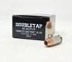 DoubleTap 45 ACP  P Ammunition Lead Free 45A160X 160 Grain Solid Copper Hollow Point 20 Rounds