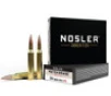 Nosler 338 Lapua Ammunition NOS43136 300 Grain Hollow Point Boat Tail 20 Rounds