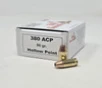 Mills Ammunition 380 ACP Ammunition 380ACP90JHP 90 Grain Jacketed Hollow Point 20 Rounds