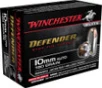 Winchester 10mm Auto Ammunition Defender S10MMPDB 180 Grain Bonded Jacketed Hollow Point 20 Rounds