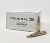 Federal 223 Rem Ammunition XF223T64 64 Grain Bonded Soft Point 100 Rounds