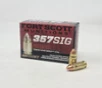 Fort Scott Munitions 357 Sig Ammunition Tumble Upon Impact FSM357SIG095SCV 95 Grain Solid Copper Spun 20 Rounds