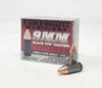Fort Scott Munitions 9mm Ammunition Black TPD Coated Tumble Upon Impact FSM9MM080SCVTPD 80 Grain Solid Copper Spun 20 Rounds