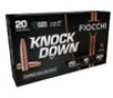 Fiocchi 243 Winchester Ammunition Knock Down FI243CHA 80 Grain Solid Copper Hollow Point 20 Rounds
