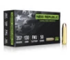 New Republic 357 Mag Ammunition Training   Range NR35713050 130 Grain Flat Point Full Metal Jacket 50 Rounds