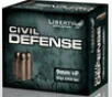 Liberty 9mm  P Ammunition Civil Defense LACD09014 50 Grain Lead-Free Fragmenting Hollow Point 20 Rounds