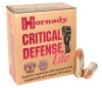 Hornady 9mm Critical Defense Lite H90240 100 gr FTX 25 rounds