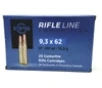 PPU 9 3x62 Mauser Ammunition Metric Rifle PP9362 285 Grain Soft Point 20 Rounds