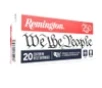 Remington 22-250 Rem Ammunition  We The People  R222501US 55 Grain Pointed Soft Point 20 Rounds