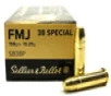 Sellier   Bellot 38 Special Ammunition SB38P 158 Grain Full Metal Jacket 50 Rounds