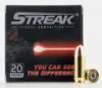 Ammo Inc  45 ACP Ammunition STREAK 45230TMC-STRK 230 Grain Full Metal Jacket 20 Rounds