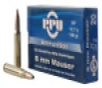Prvi PPU 8mm Mauser Ammunition PP8S 196 Grain Soft Point 20 Rounds