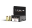 Nosler Match Grade 40 S W Ammunition NOS51279 180 Grain Jacketed Hollow Point 20 Rounds