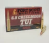 Fort Scott Munitions 6 5mm Creedmoor Ammunition FSM65CM123SCV11 123 Grain Solid Copper Spun 20 Rounds
