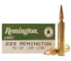 Remington 223 Rem Ammunition L223R8 50 Grain Jacketed Hollow Point 20 rounds
