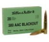 Sellier   Bellot 300 AAC Blackout Ammunition SB300BLKA 124 Grain Full Metal Jacket CASE 1000 rounds