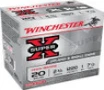 Winchester 20 Gauge Ammunition X207 Super-X High Brass 2-3 4  7-1 2 shot 1 oz 1220fps 25 rounds