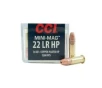 CCI  22 Long Rifle 36 Grain Copper Plated Hollow Point 100rds - 0031
