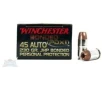 Winchester 45 Auto ACP 230gr PDX1 Ammunition 20rds - S45PDB