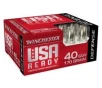 Winchester USA Ready 170 gr Hex Vent HP  40 S W Ammunition 20 Rounds - RED40HP