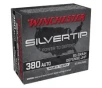 Winchester Silver Tip 85 gr JHP  380 ACP Ammunition 20 Rounds - W380ST