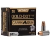 Speer Gold Dot Carry Gun 165 gr HP  40 S W Ammo  20 Rounds - 24260
