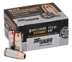 Sig Sauer Elite Performance V-Crown 115 gr JHP 9mm Ammo  50 box - E9MMA150