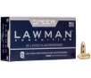 Speer Lawman Training 9mm Ammo 124 Grain TMJ 50rds