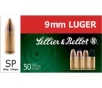 Sellier   Bellot 124 gr Semi-Jacketed Soft Point 9mm Ammo  50 box - SB9S