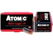 Atomic Ammunition 124 gr Bonded Match Hollow Point 9mm  P Ammo  20 box - 00454
