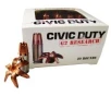 G2 Research Civic Duty 168 gr Copper Expansion Projectile  45 ACP Ammo  20 box - CIVIC 45 ACP