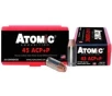 Atomic Ammunition 230 gr Bonded Match Hollow Point  45 ACP  P Ammo  50 box - 00433