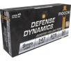 Fiocchi Shooting Dynamics 147 gr Jacketed Hollow Point 9mm Ammo  50 box - 9APDHP