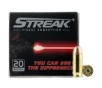 Ammo Inc Streak 230 gr Jacketed Hollow Point  45 ACP Ammo  20 box - 45230JHPSTRK