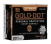 Speer Gold Dot Short Barrel 9mm Luger  P 124 gr 20 Rounds Ammunition - 23611GD