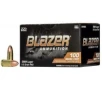 CCI Blazer Brass 9mm Ammo 115gr FMJ  100rds - 51991BB