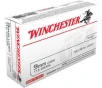 Winchester USA 9mm Ammo 115gr FMJ 50rds - Q4172