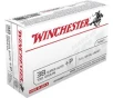 Winchester USA 38 Super Auto P   NOT FOR REVOLVERS    130gr FMJ Ammunition 50rds - Q4205