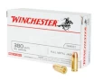 Winchester USA 380 Auto ACP 95gr FMJ Ammunition 100rds Value Pack - USA380VP