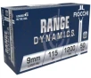 Fiocchi 9mm Ammo 115 Grain FMJ 50rds - 9AP