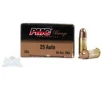 PMC Bronze 25 Auto ACP 50gr FMJ Ammunition 50rds - 25A