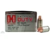 Hornady 40 S W 175gr FlexLock Critical Duty Ammunition 20rds - 91376