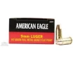 American Eagle 9mm Ammo 147gr FMJ FP 50rds - AE9FP
