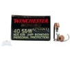 Winchester 40 S W 165gr PDX1 Pistol Ammunition 20rds - S40SWPDB