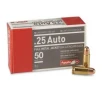 Aguila  25 ACP Auto 50gr FMJ 50 Rounds Ammunition