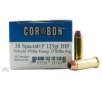 Cor-Bon 38 Special P 125gr JHP Ammunition 20rds - SD38125 20